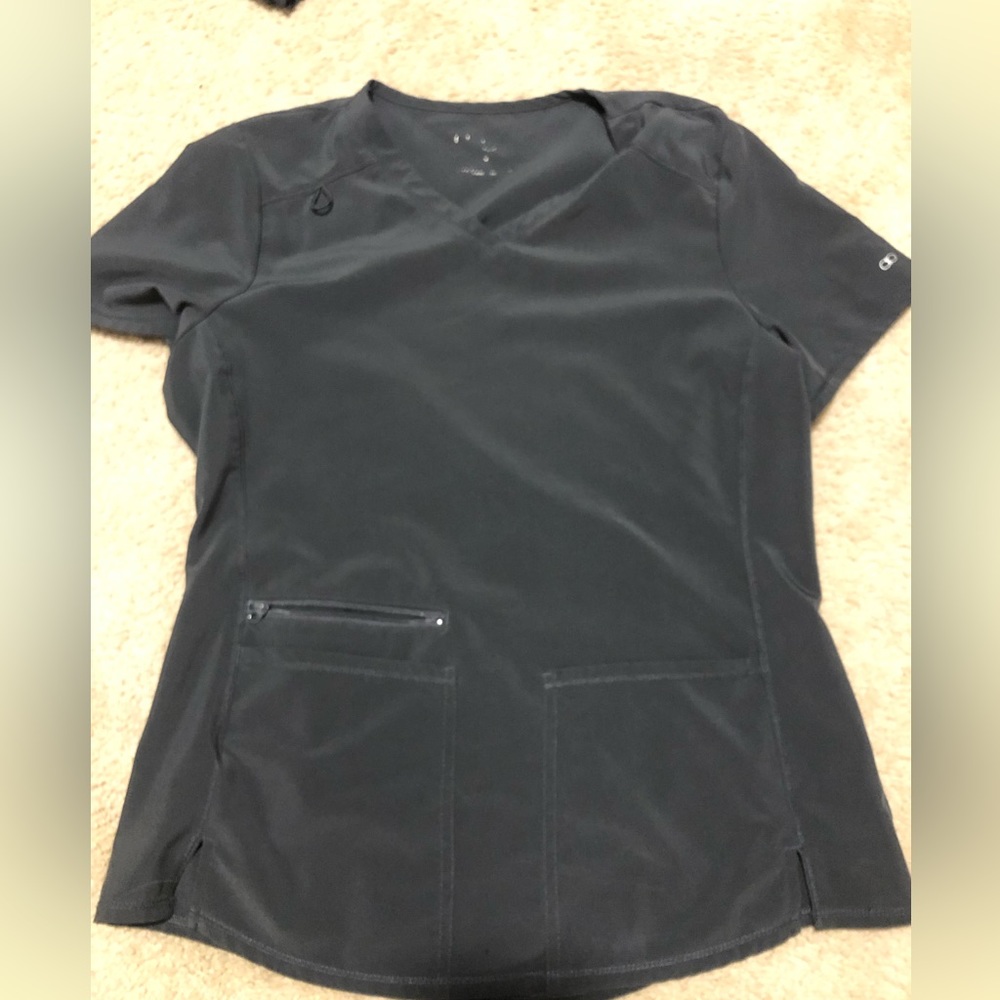 Grey Scrub Top